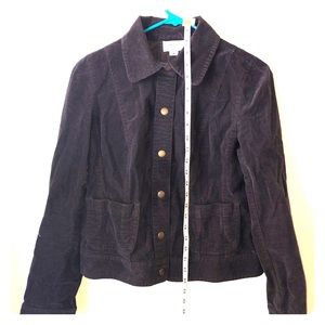 Loft brown velvet blazer